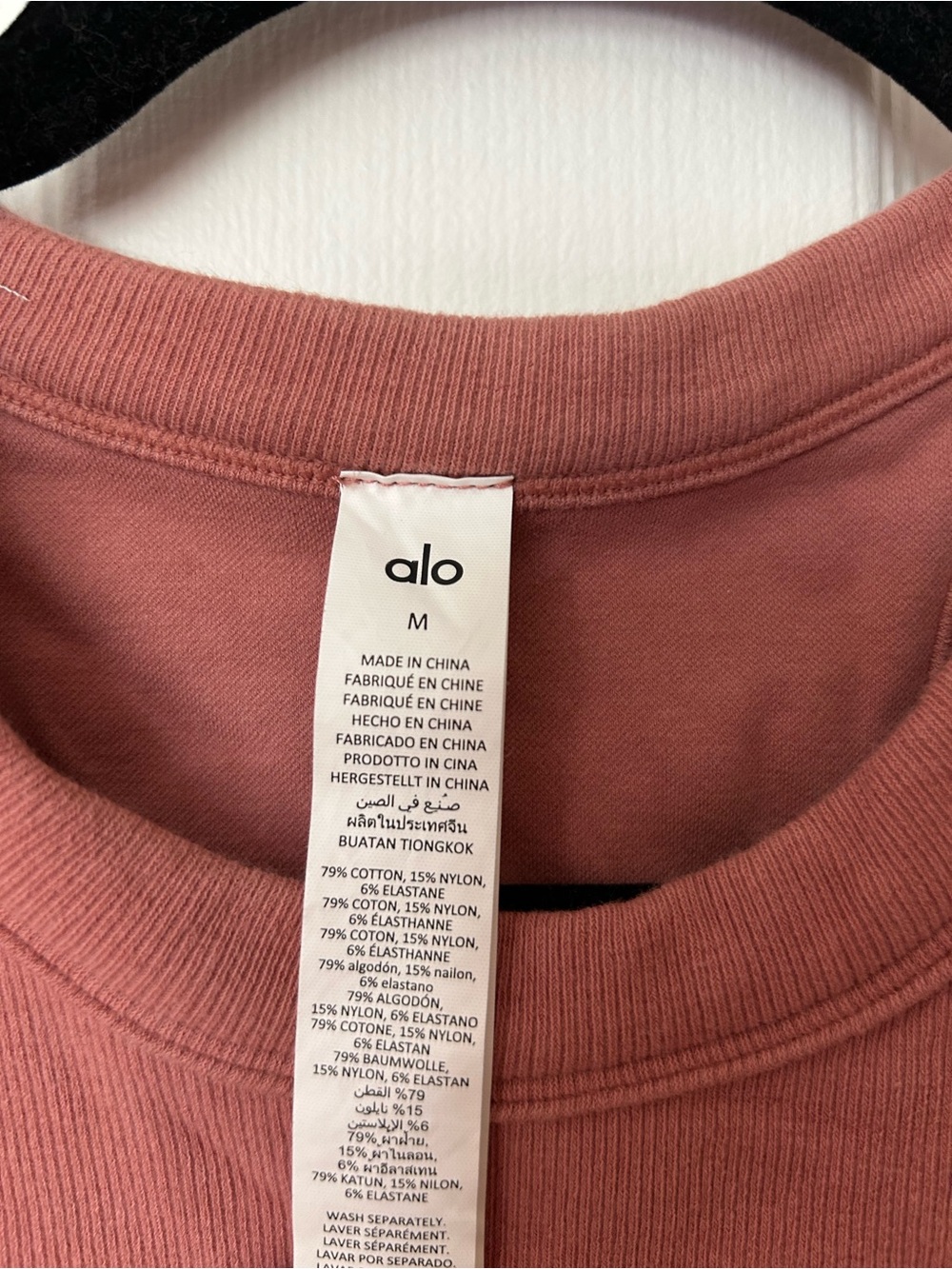 NWOT Alo Seamless Delight High Neck Bra - Soft Terracotta - Picture 3 of 4